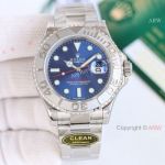 Clean Factory 1:1 Replica Rolex Yacht-master 40mm Watch Cal.3235 904L Steel Bright blue Dial